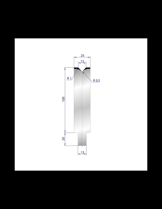 3126 - 1V Dies - 86°