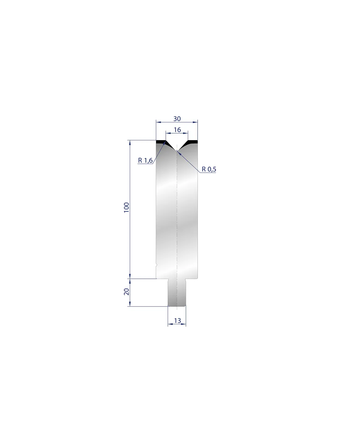 3127 - 1V Dies - 86°  1V Die