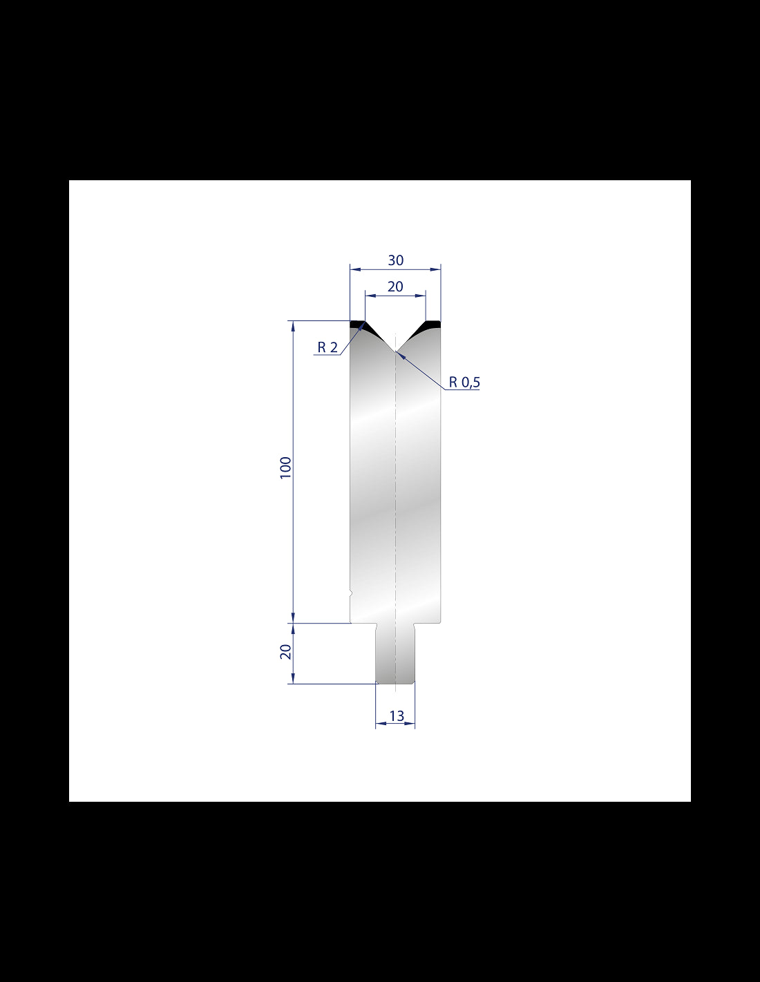 3128 - 1V Dies - 86°