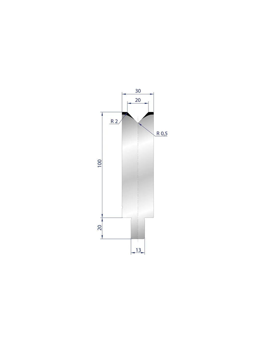 3128 - 1V Dies - 86°  1V Die