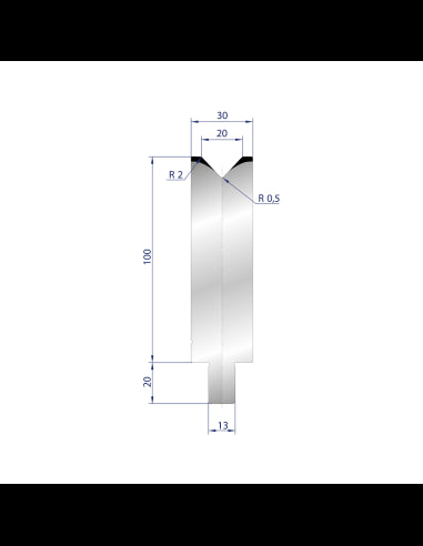 3128 - 1V Dies - 86°