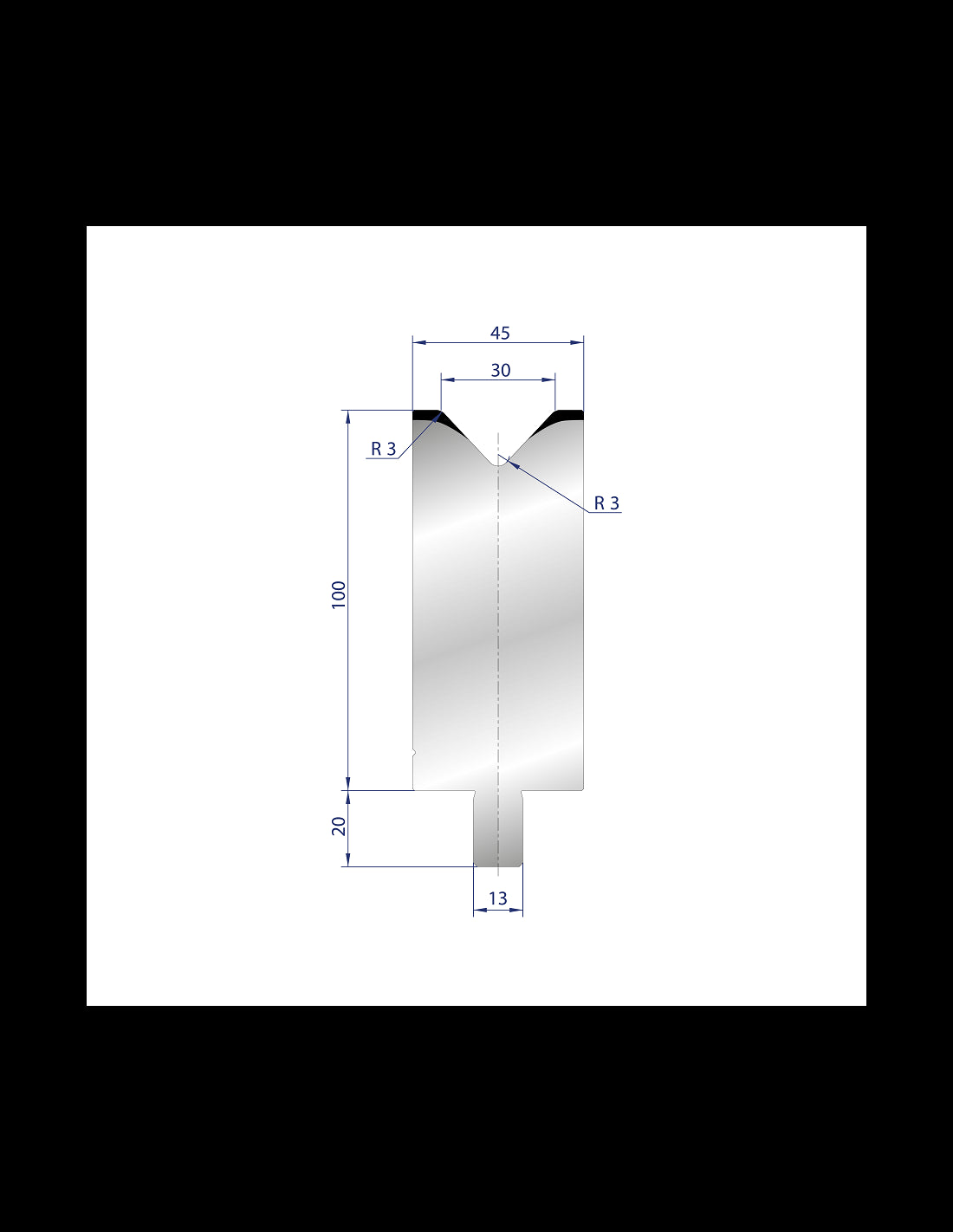 3130 - 1V Dies - 86°