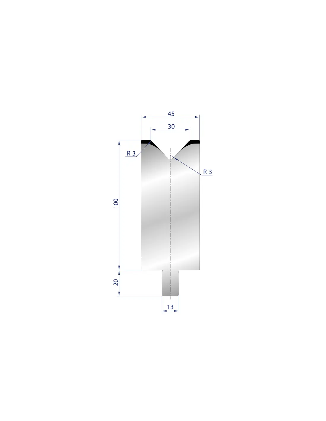 3130 - 1V Dies - 86°  1V Die