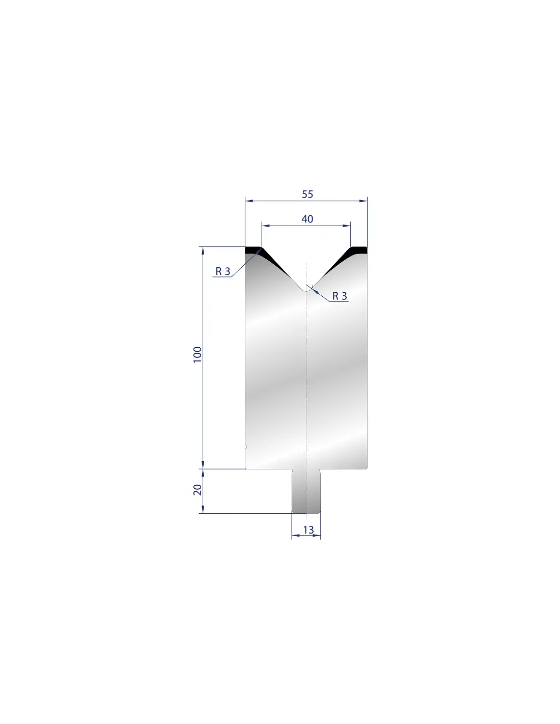 3131 - 1V Dies - 86°  1V Die