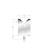 3132 - 1V Dies - 86°  1V Die