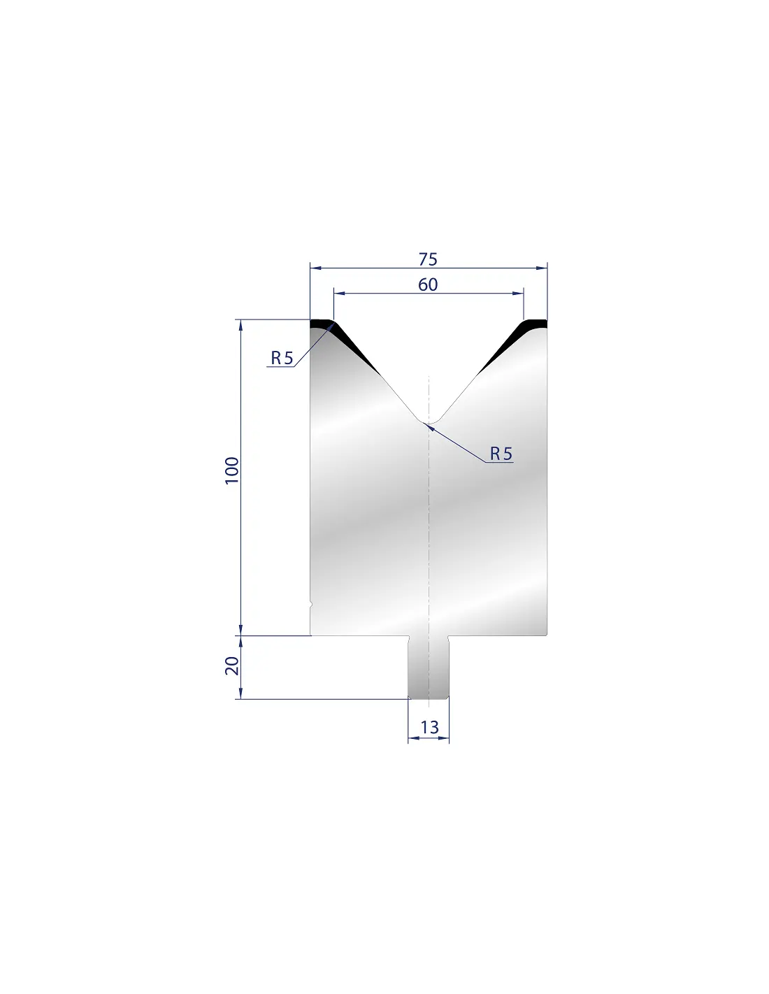3133 - 1V Dies - 80°  1V Die
