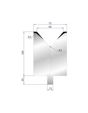 3133 - 1V Dies - 80°  1V Die