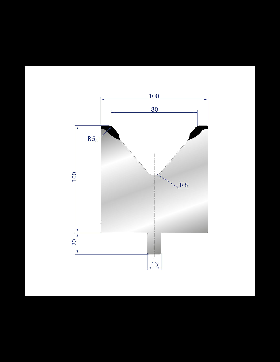 3134 - 1V Dies - 80°