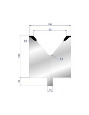 3134 - 1V Dies - 80°  1V Die