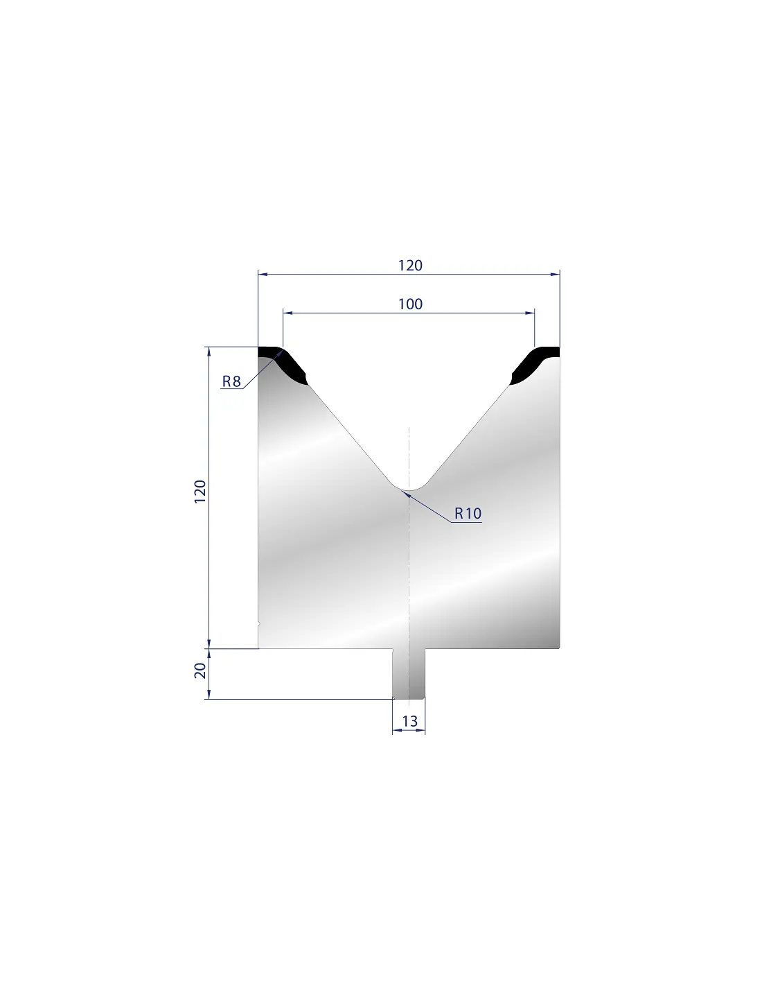 3135 - 1V Dies - 80°  1V Die