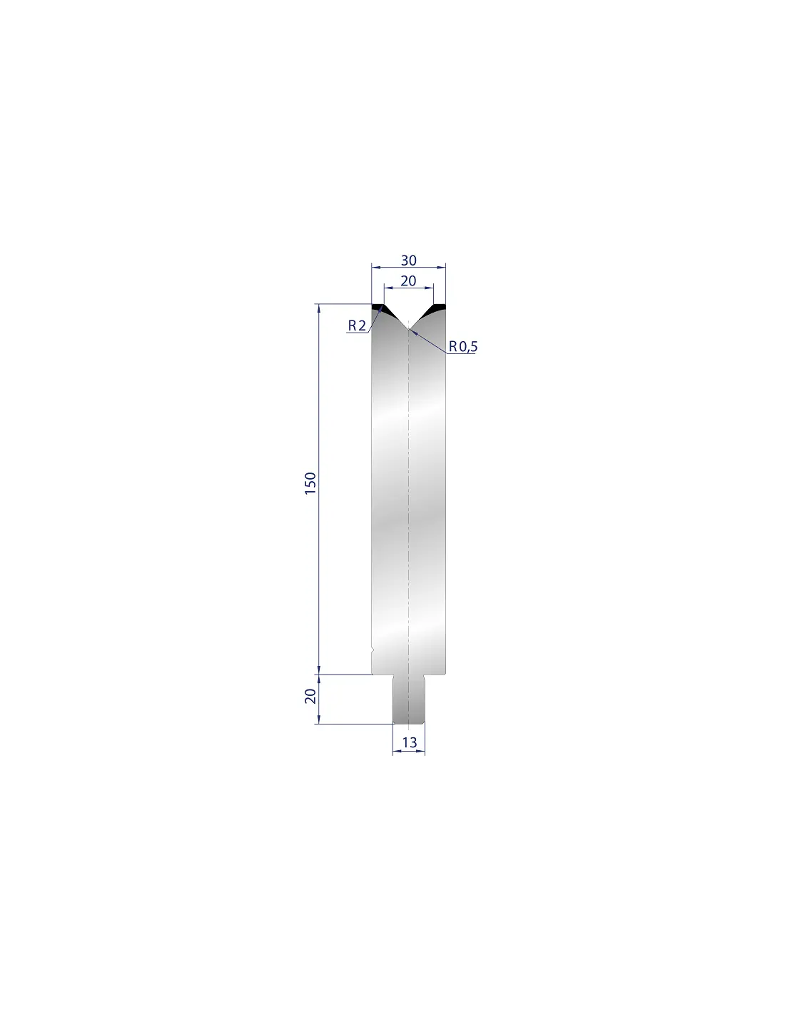 3148 - 1V Dies - 86°  1V Die