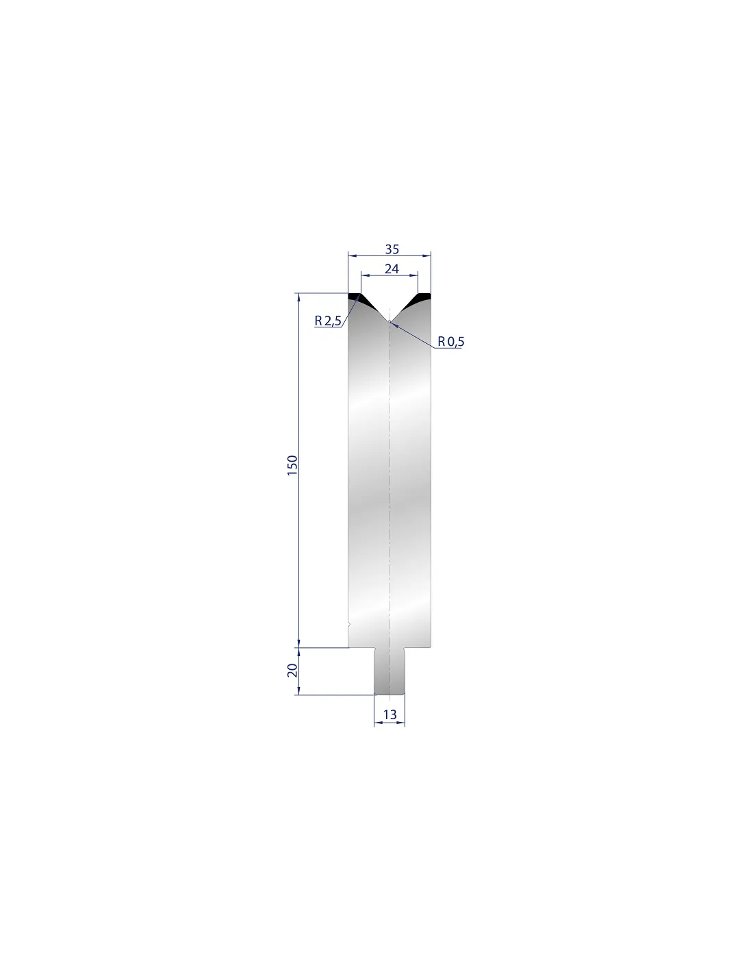 3149 - 1V Dies - 86°  1V Die
