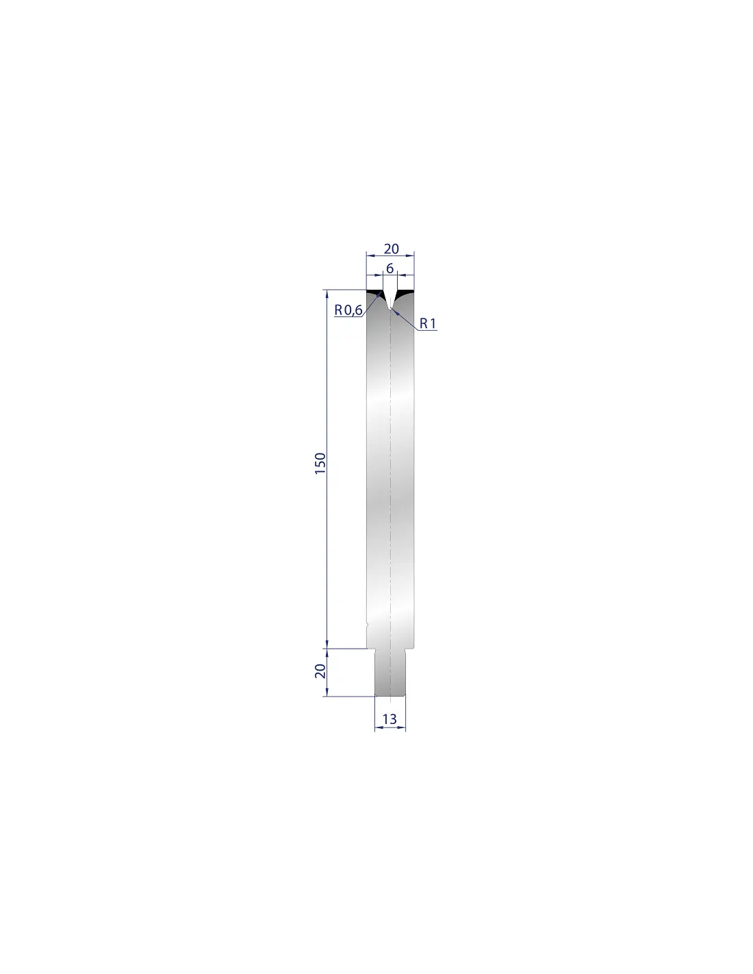 3150 - 1V Dies - 30°  1V Die