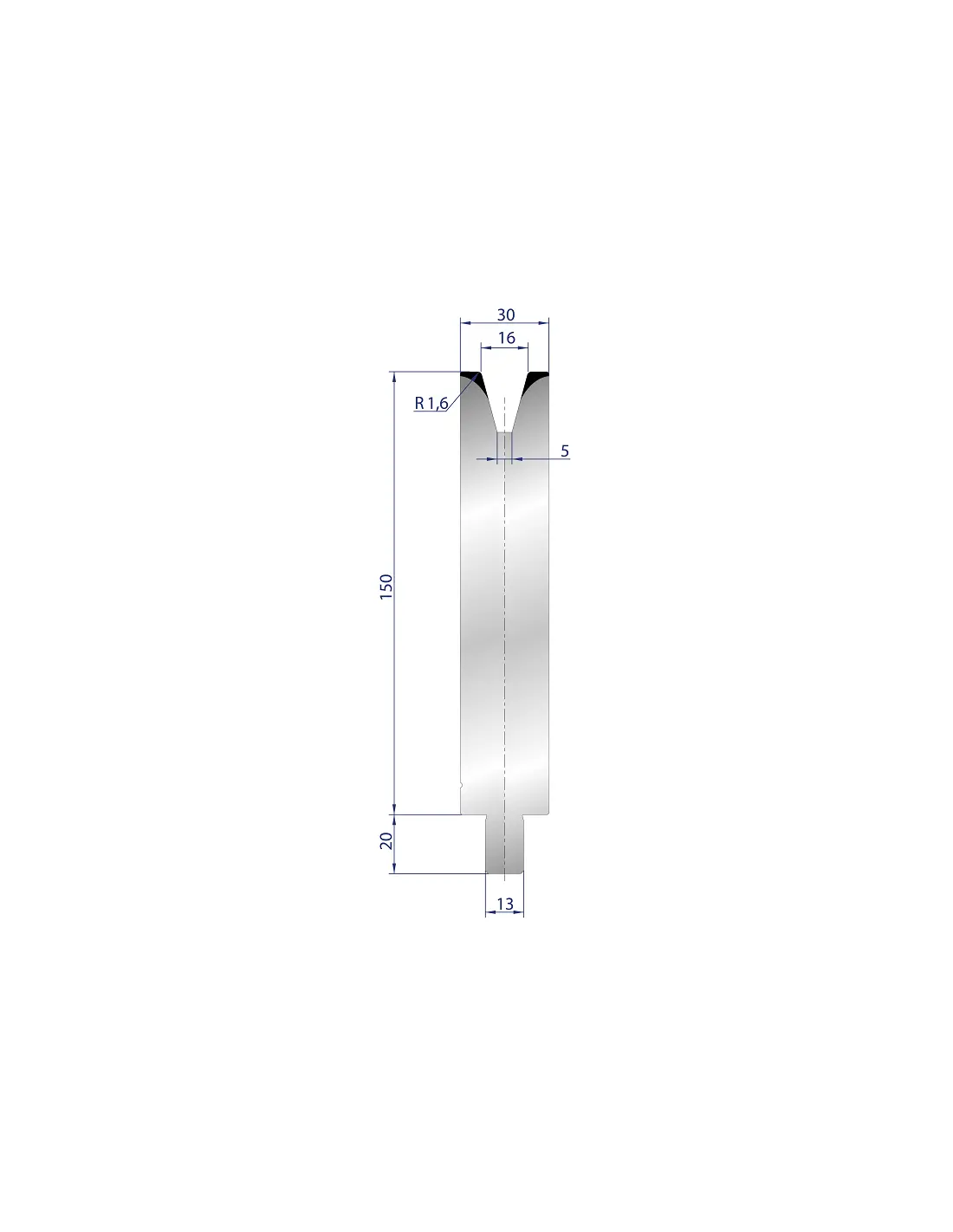 3154 - 1V Dies - 30°  1V Die