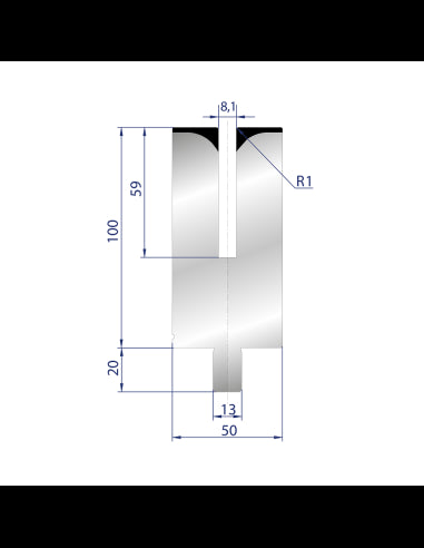 3157 - Flattening hemming tools 28°
