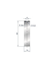 3158 - Die - 88°  1V Insert die