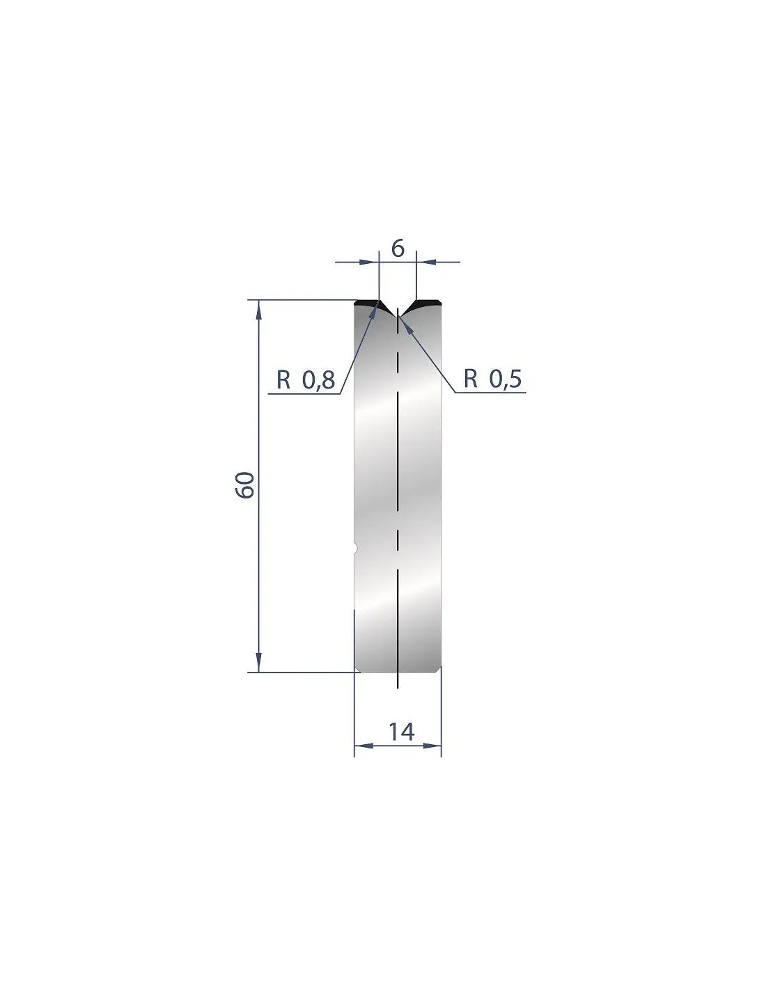 3159 - Die - 88°  1V Insert die