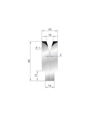 3168 - Die - 30° - 1V Self Centering Dies 30 Amada  1V Insert Die