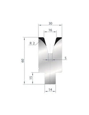 3170 - Die - 30°  1V Insert die