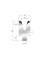 3171 - Die - 30°  1V Insert Die