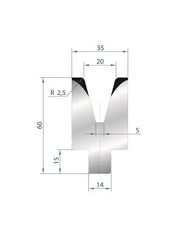 3171 - Die - 30°  1V Insert Die