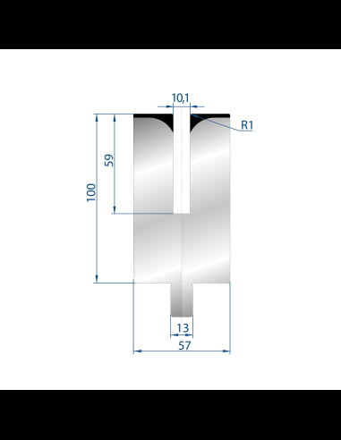 3174 - Flattening hemming tools 24°