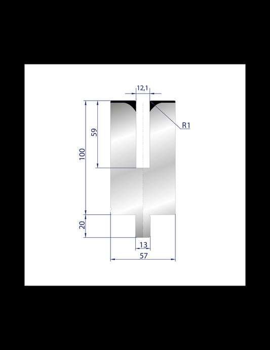 3175 - Flattening hemming tools 24°