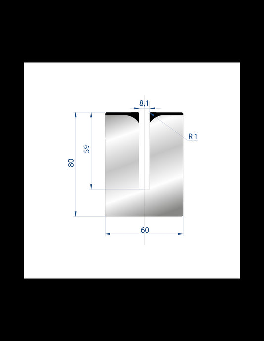3176 - Die - 28° Hemming Tool