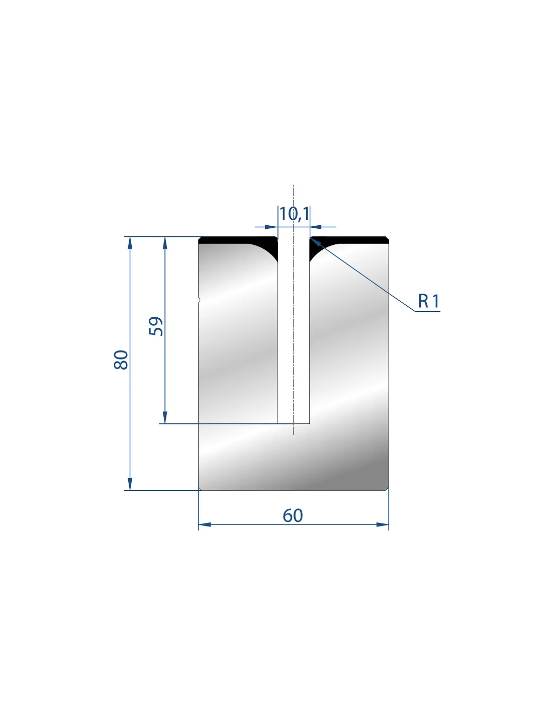 3177 - Die - 24° Flattening Hemming Tools  Hemming die