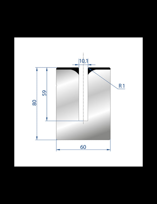3177 - Die - 24° Flattening Hemming Tools