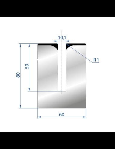 3177 - Die - 24° Flattening Hemming Tools