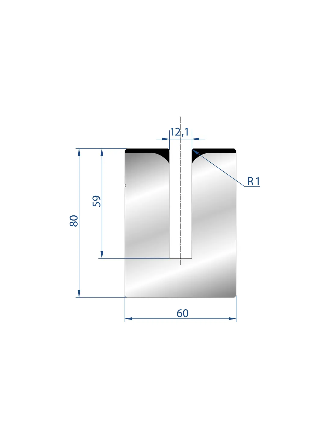 3178 - Die - 24°  Hemming die