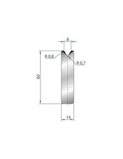 3194 - Die - 60°  1V Insert Die
