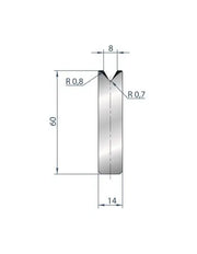 3194 - Die - 60°  1V Insert Die