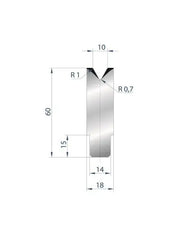 3195 - Die - 60°  1V Insert die
