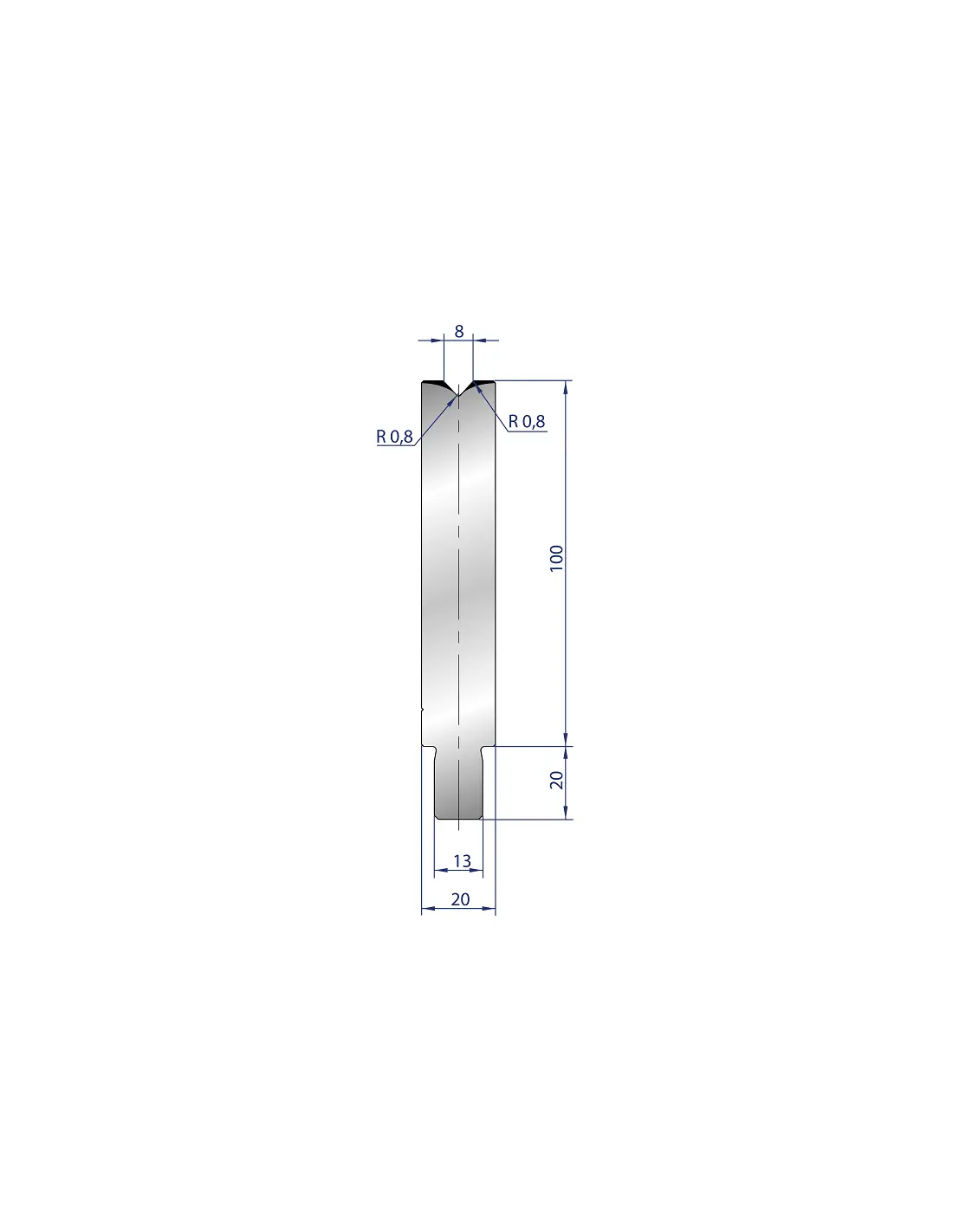 3201 - 1V Dies - 86°  1V Die