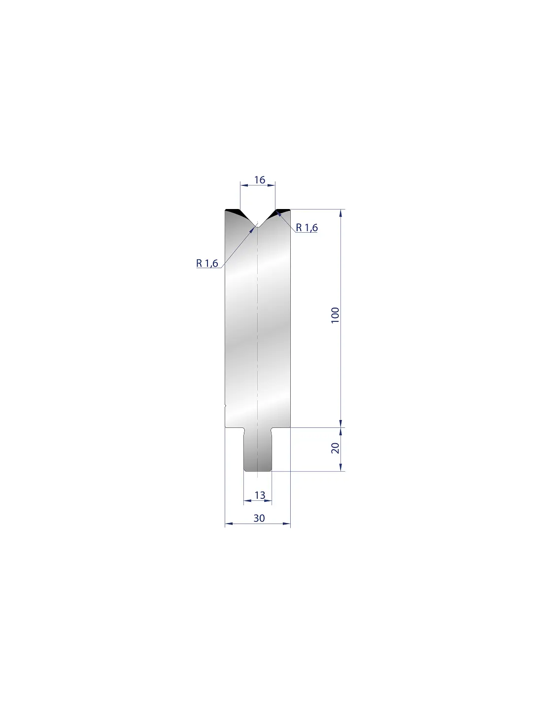 3204 - 1V Dies - 86°  1V Die