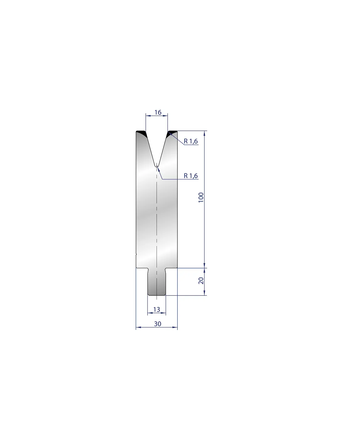 3210 - 1V Dies - 30°  1V Die