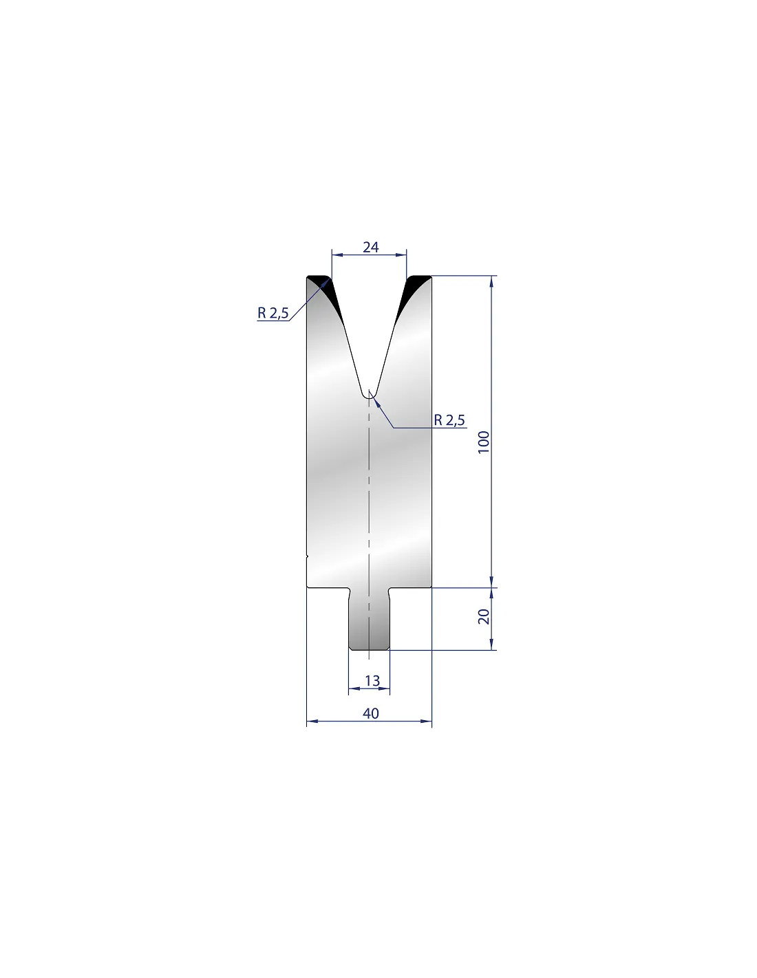 3212 - 1V Dies - 30°  1V Die