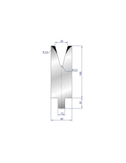 3212 - 1V Dies - 30°  1V Die