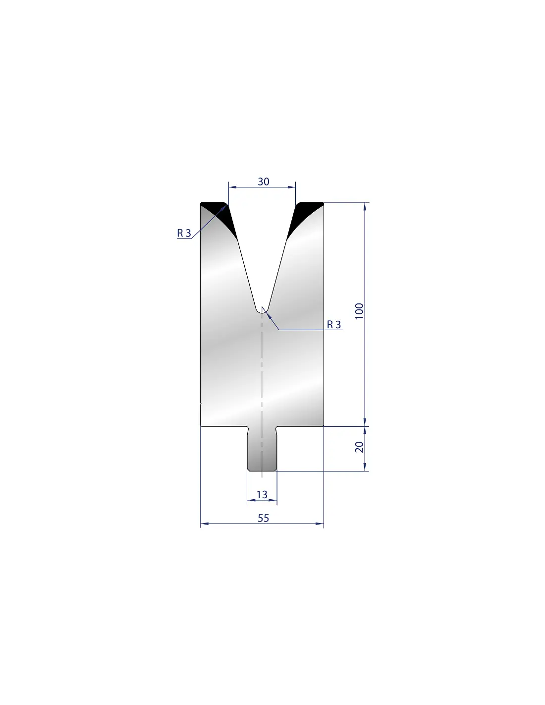 3213 - 1V Dies - 30°  1V Die