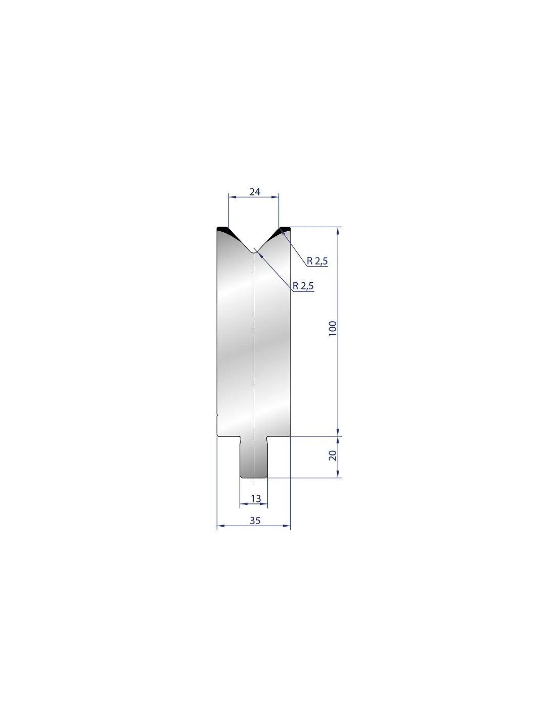 3215 - 1V Dies - 86°  1V Die