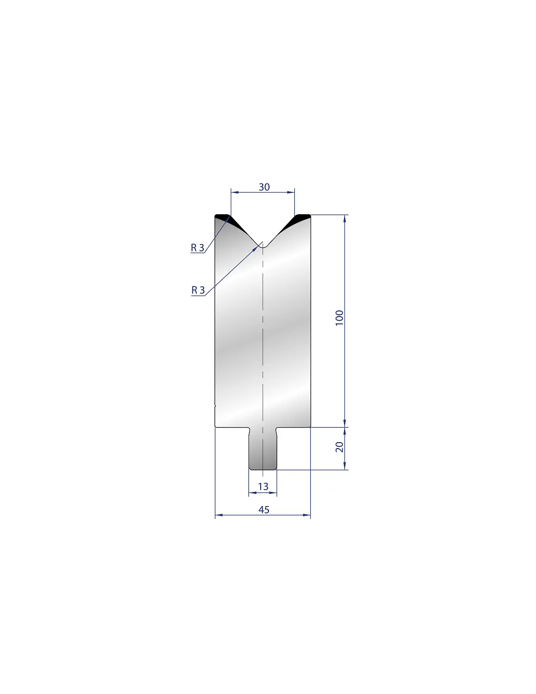 3216 - 1V Dies - 86°  1V Die