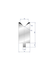 3217 - 1V Dies - 86°  1V Die