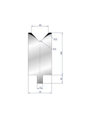 3217 - 1V Dies - 86°  1V Die
