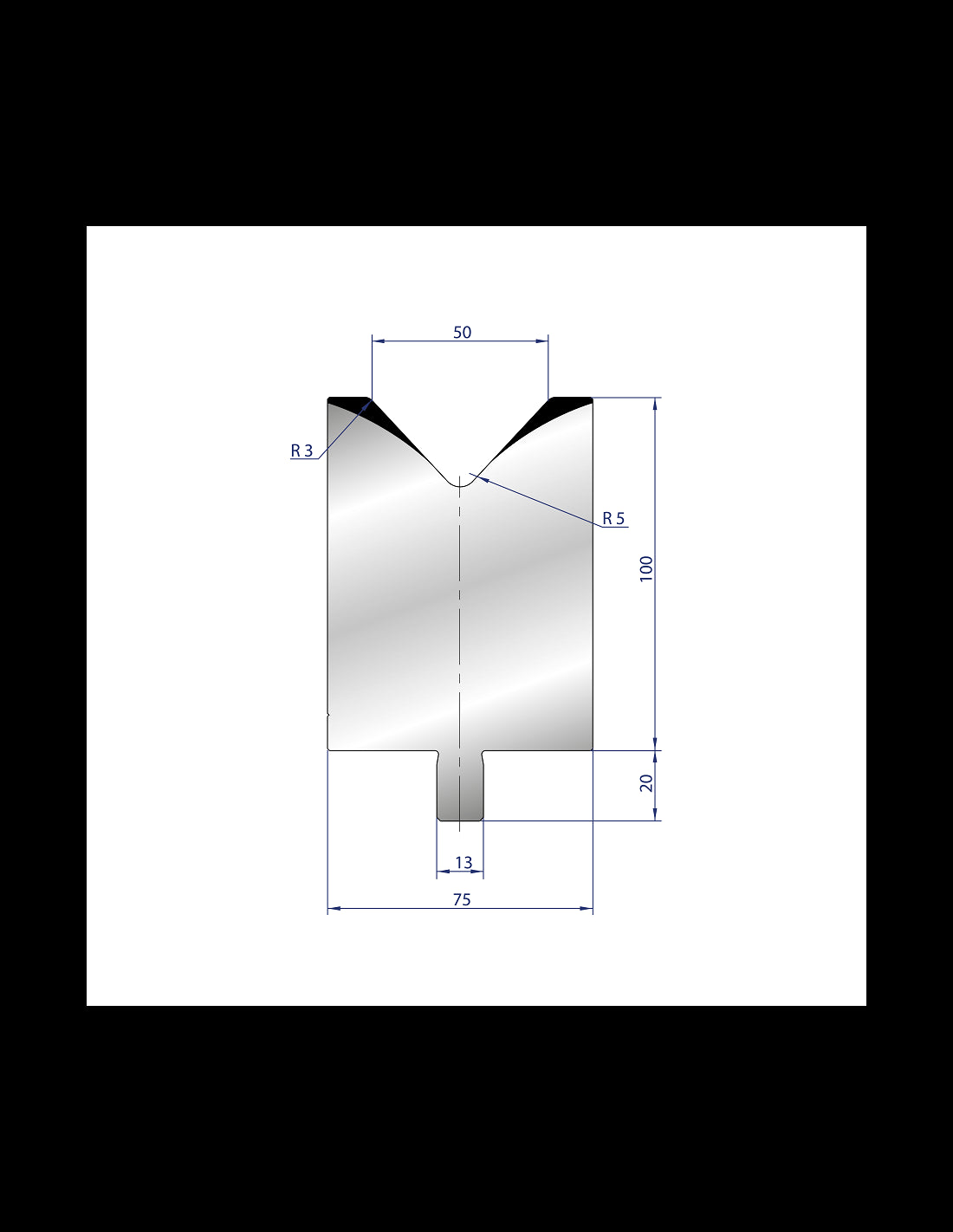 3218 - 1V Dies - 86°