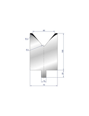3219 - 1V Dies - 80°  1V Die