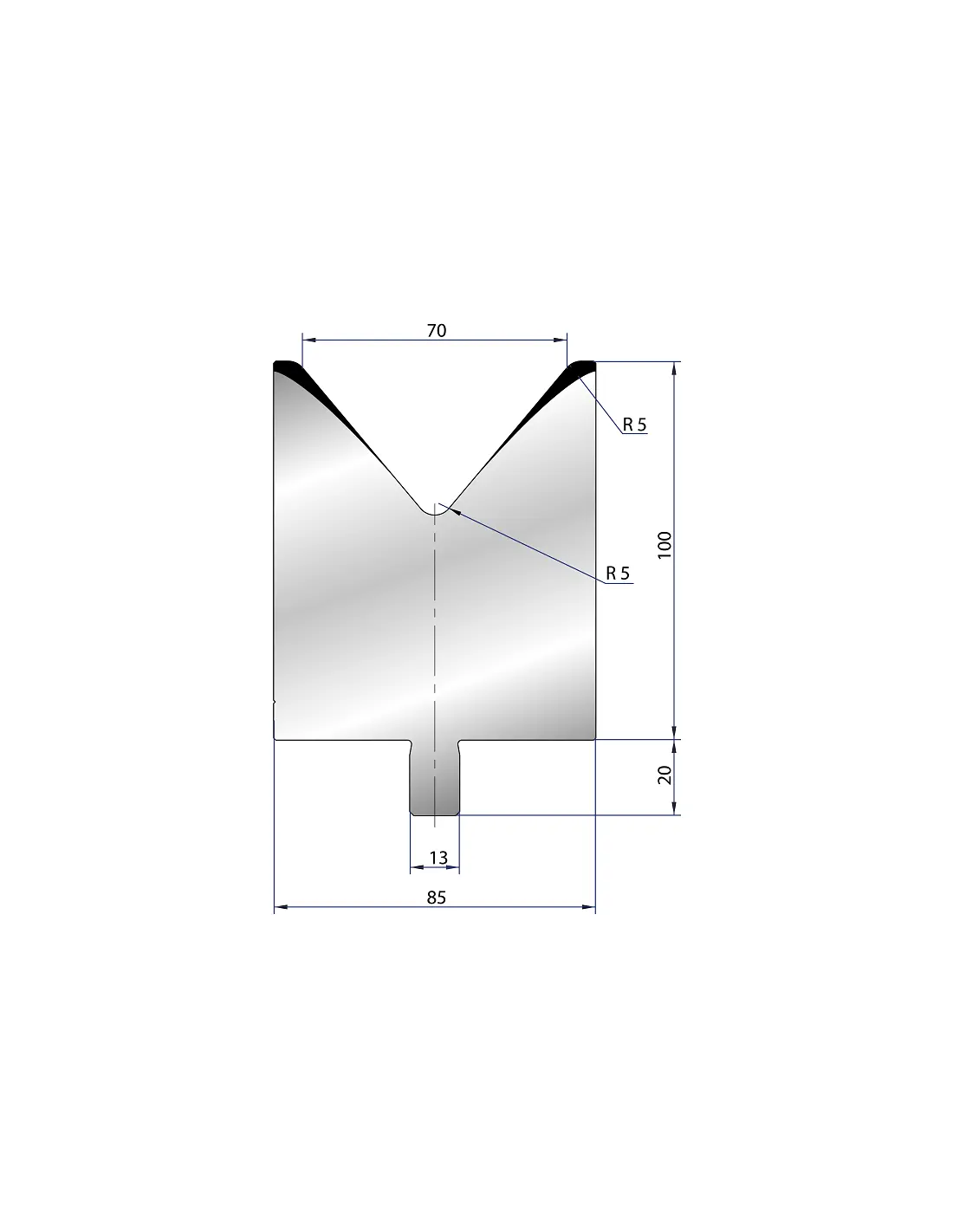 3220 - 1V Dies - 80°  1V Die