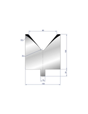 3221 - 1V Dies - 80°  1V Die