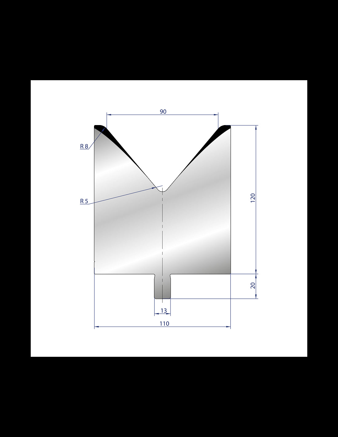 3222 - 1V Dies - 80°